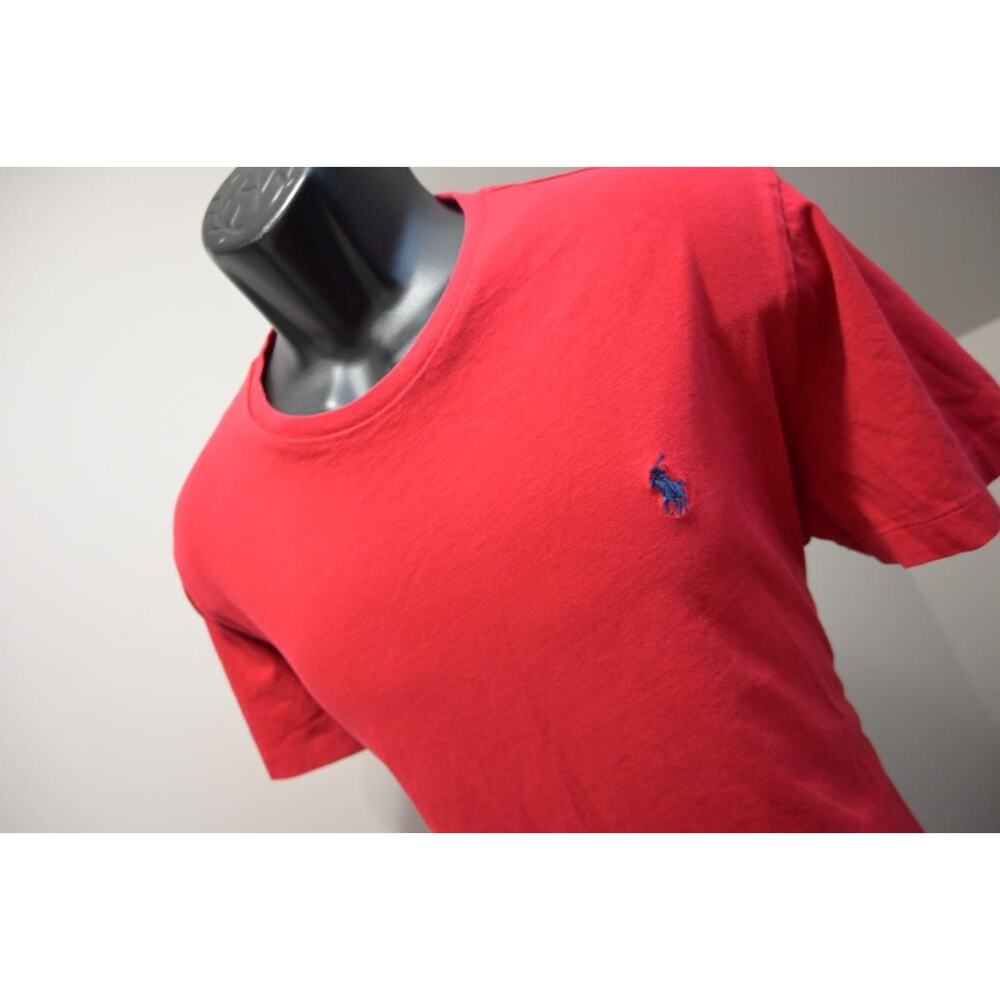 Polo Ralph Lauren Tee Shirt Classic Fit Red Short Sleeve Mens Size‎ Large